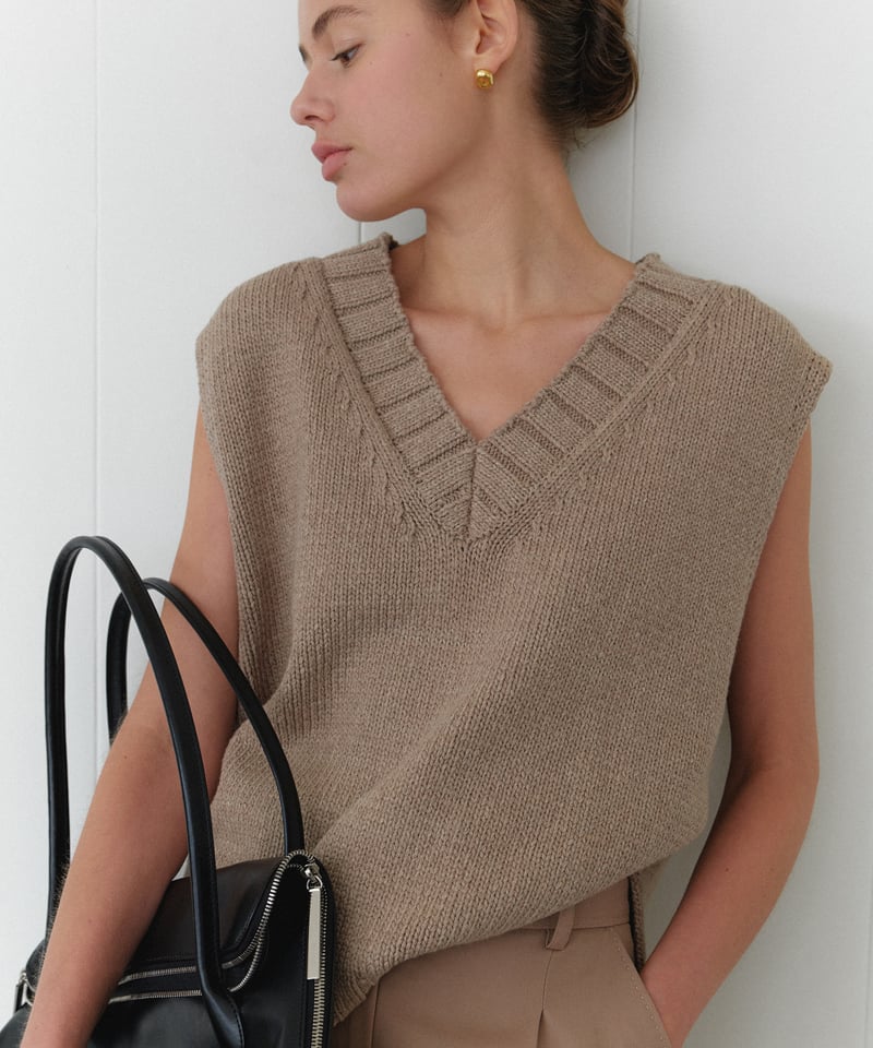Chunky Knit Vest | Na.e
