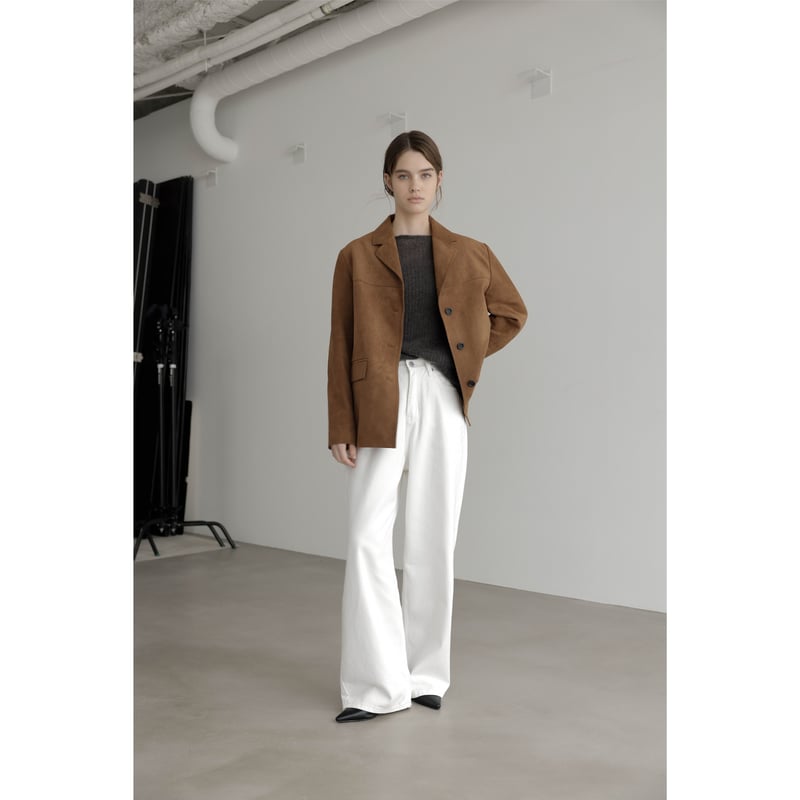 Suede Tailored Jacket | Na.e