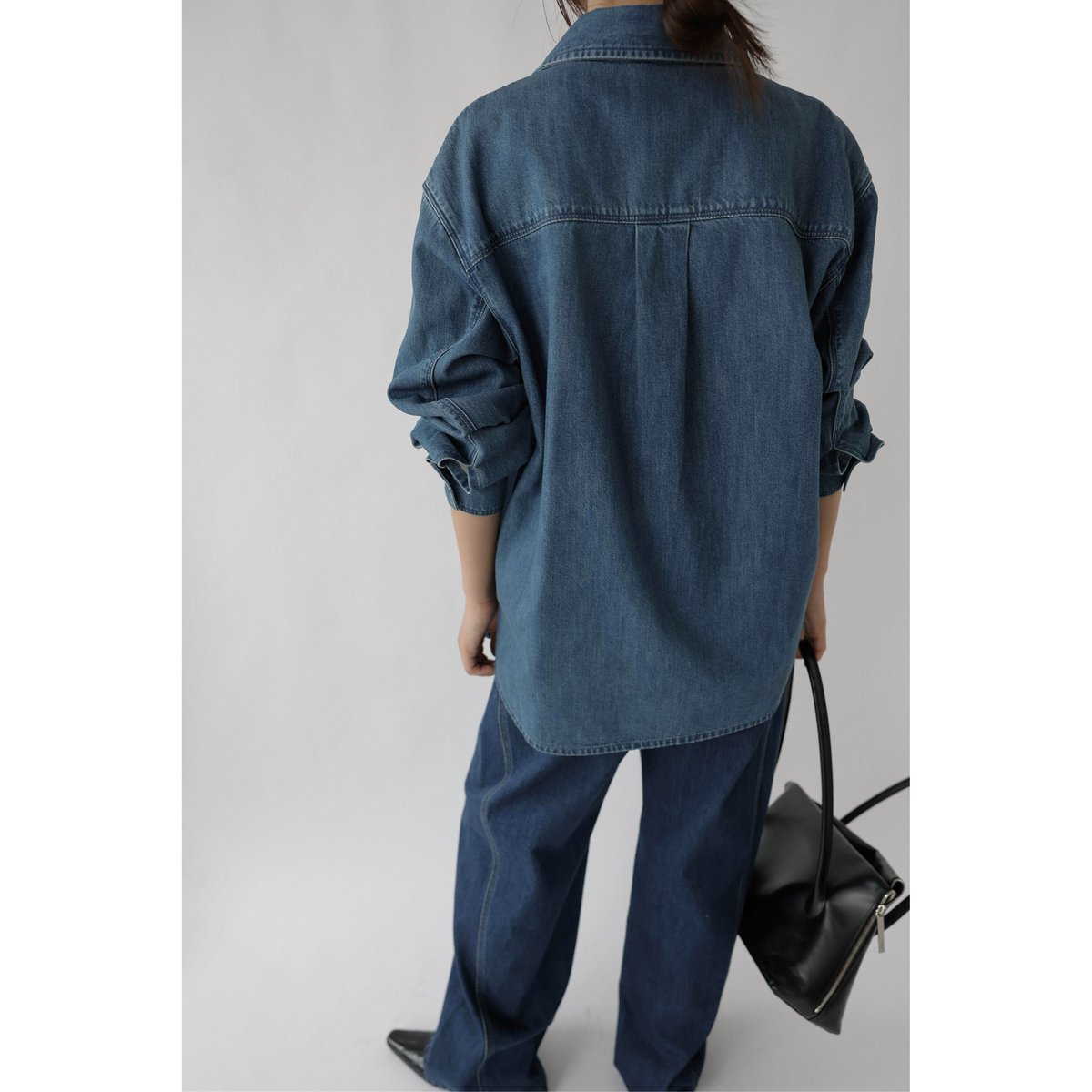 chai♡様　na.e WashingDenimShirt_Light Blue Washing Denim Shirt_Light Blue | Na.e