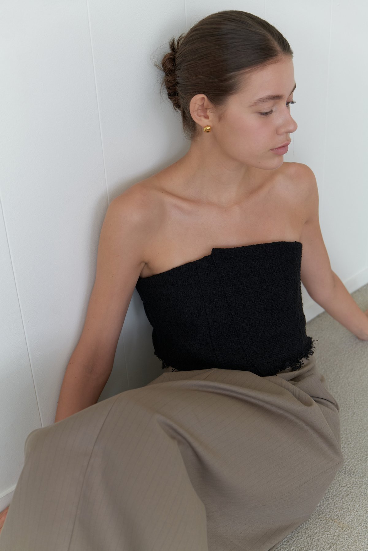 ミストレアス　Compact Tweed Bustier Compact Tweed Bustier - MISTREASS