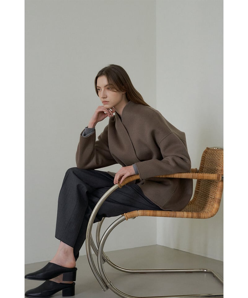 Allure Coat_Cocoa【¥35000→¥9500】 | Na.e