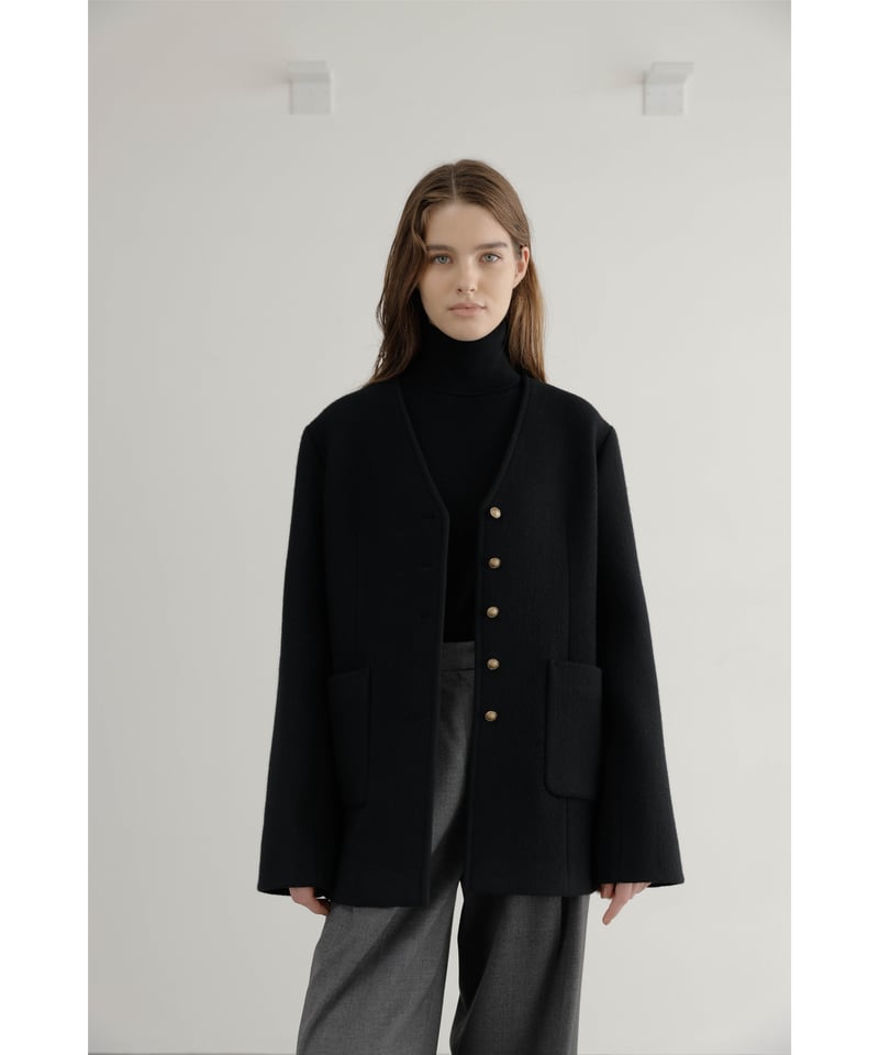 ジャケット・アウター Na.e Wool&Cashmere Button Coat Wool&Cashmere Button Coat | Na.e