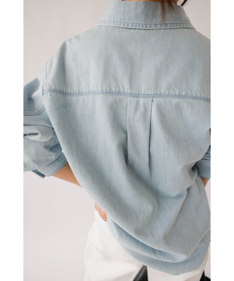 chai♡様　na.e WashingDenimShirt_Light Blue Washing Denim Shirt_Light Blue | Na.e