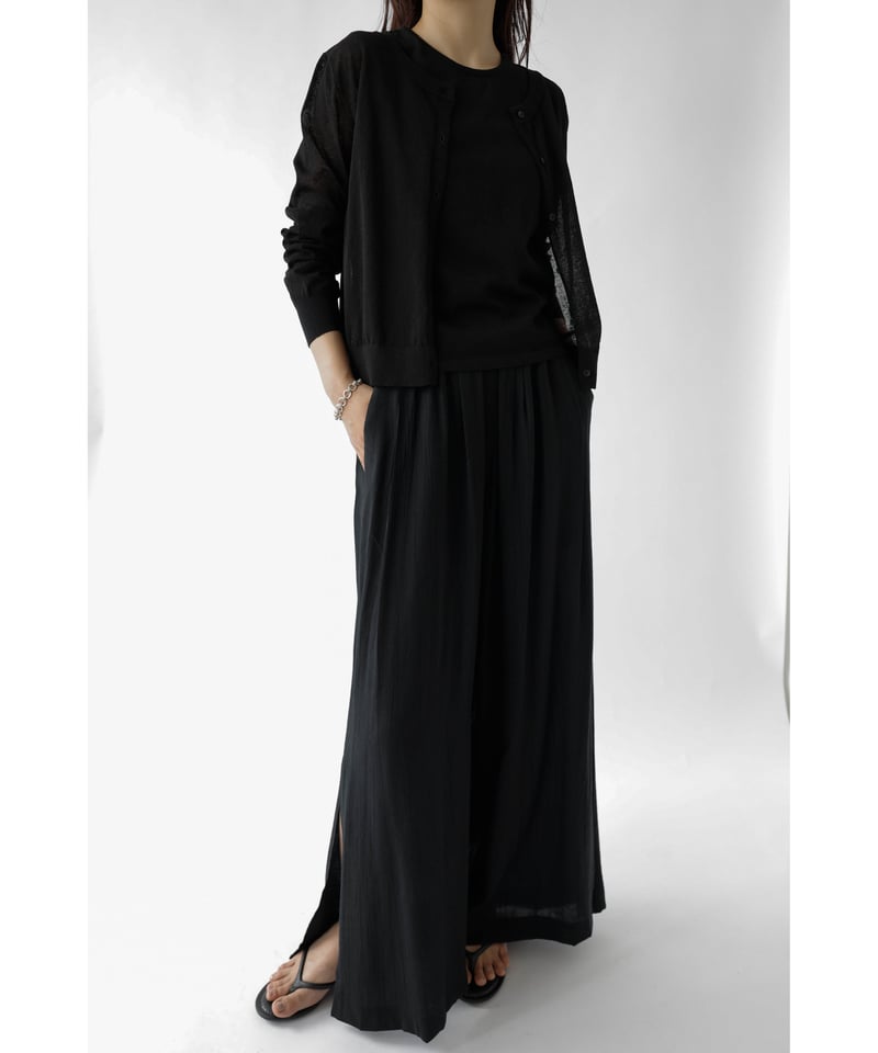 Wrinkle Slit Pants | Na.e