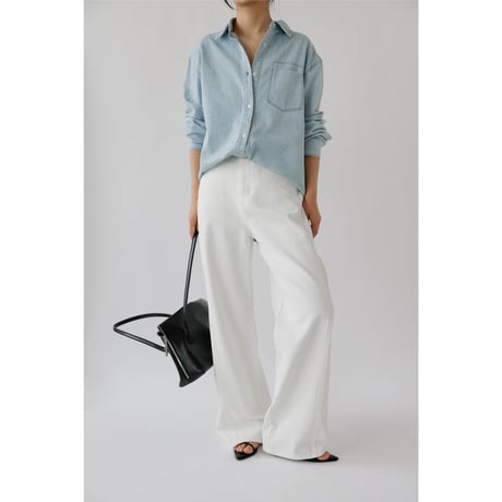 Washing Denim Shirt_Light Blue