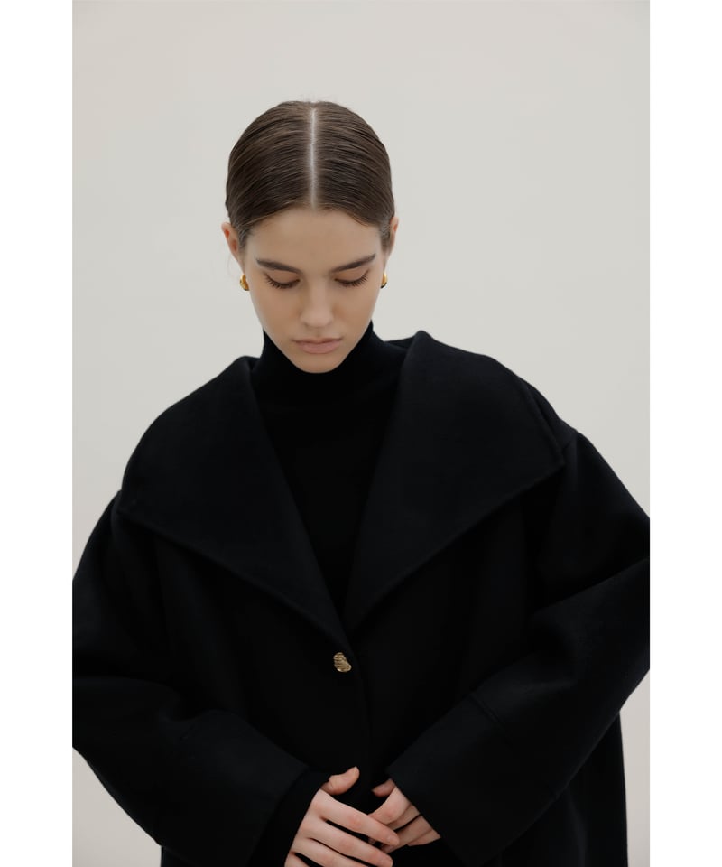 PREMIUM LABEL】Cashmere Half Coat | Na.e