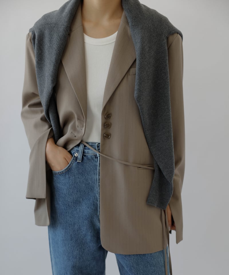 EVER SERIES】Crew Neck Cardigan | Na.e