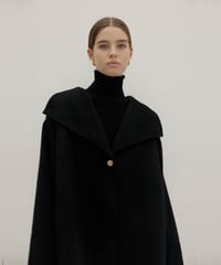 【美品】Na.e Wool&Silk&Cashmere Coat Wool&Silk&Cashmere Coat_Black | Na.e