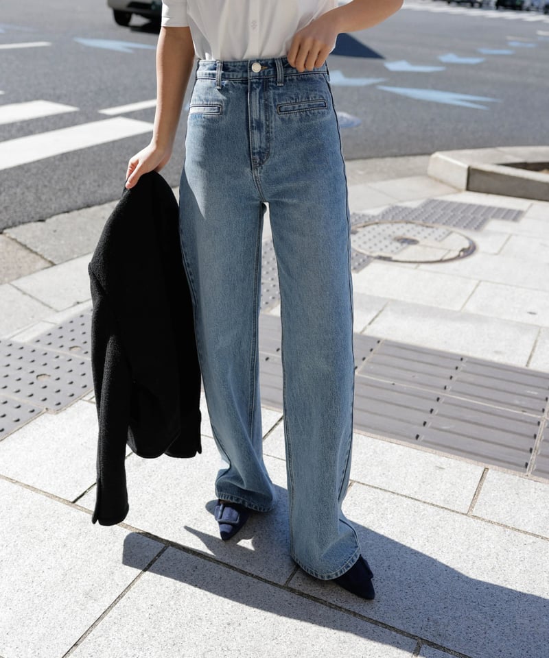 Straight Pocket Jeans | Na.e