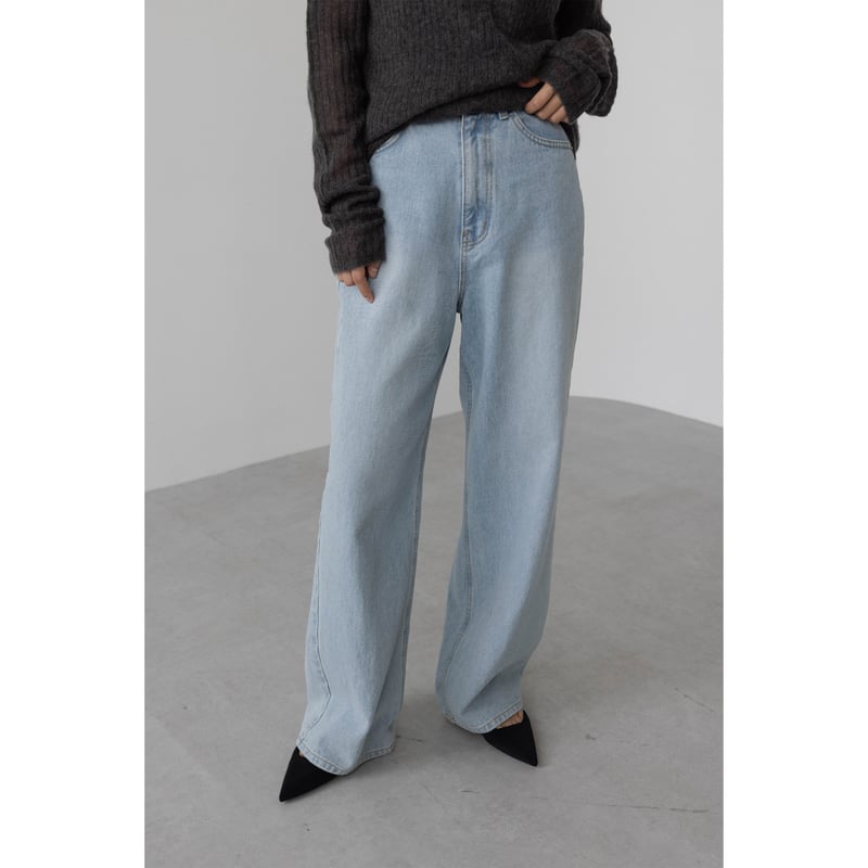Wide Loose Jeans_Light Blue | Na.e Wide Loose Jeans_Light Blue | Na.e