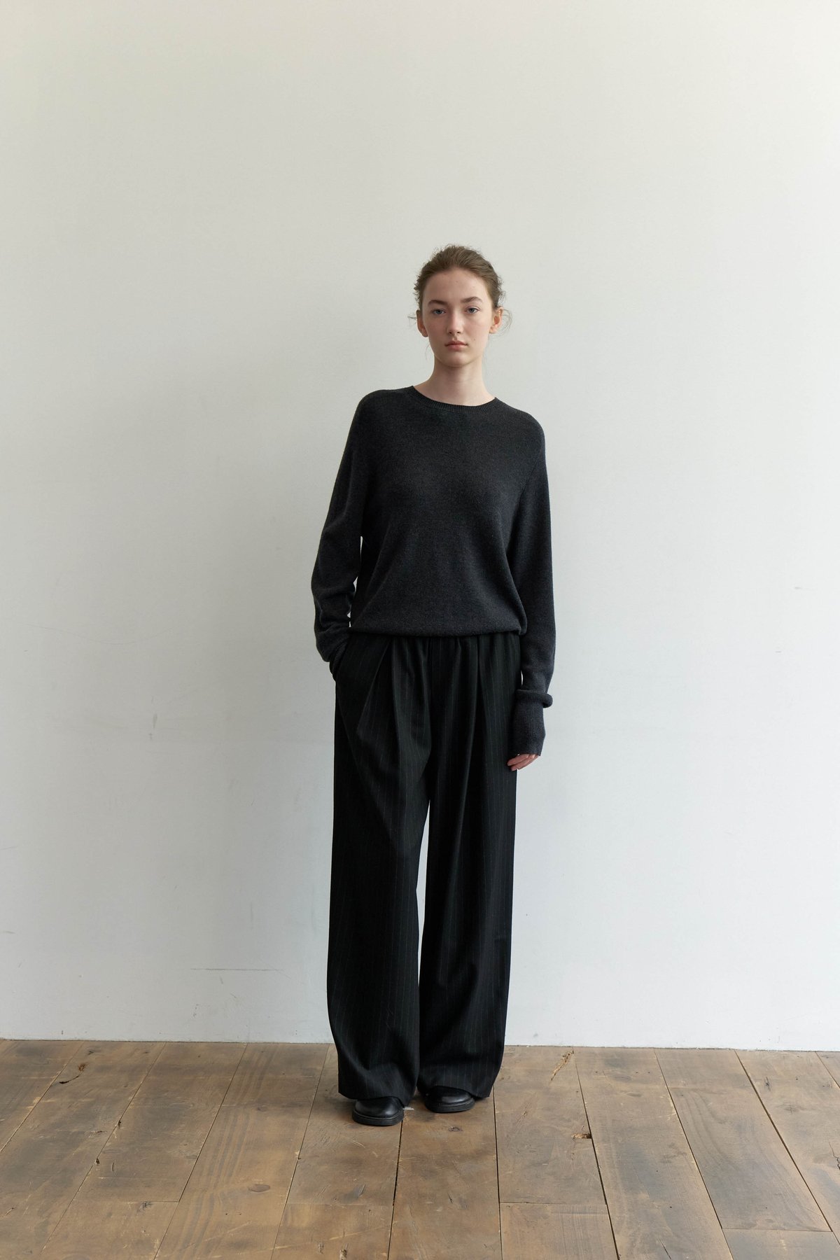 HYKE A1 4 STRIPED EASY PANTS Z ストライプパンツ HYKE A1 4 STRIPED EASY PANTS Z ストライプパンツ