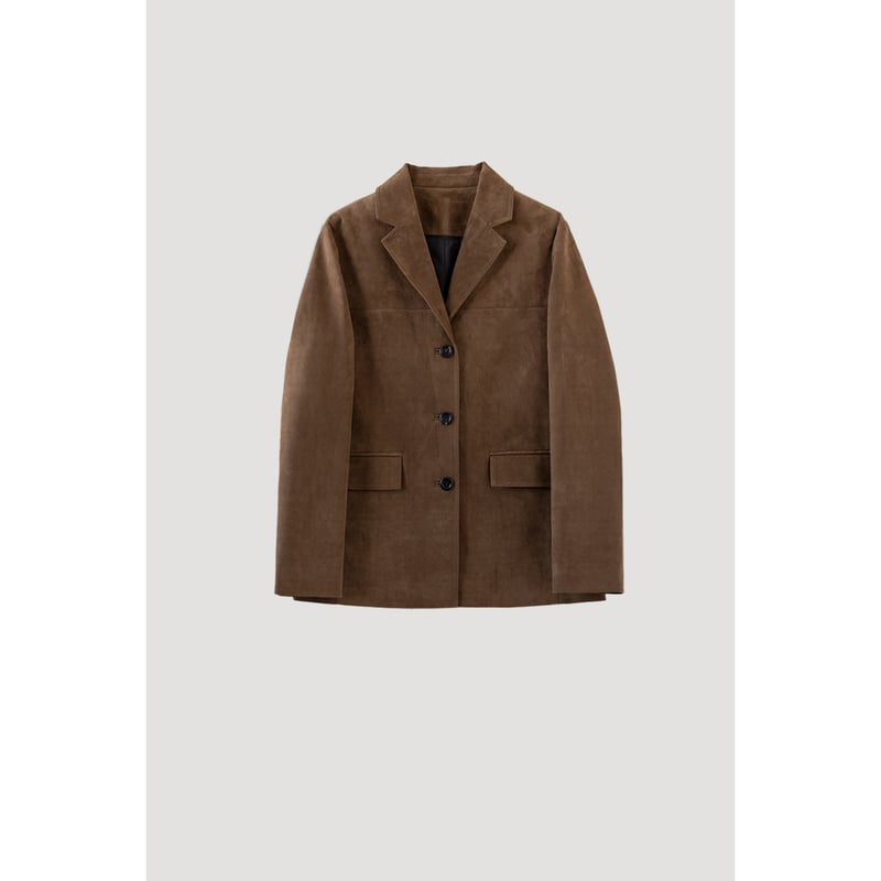 Suede Tailored Jacket | Na.e