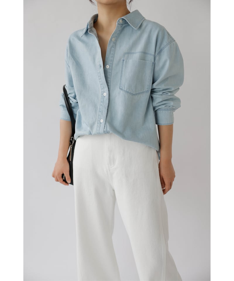 na.e デニム　Sサイズ　通常丈　light Blue Wide Loose Jeans_Light Blue | Na.e