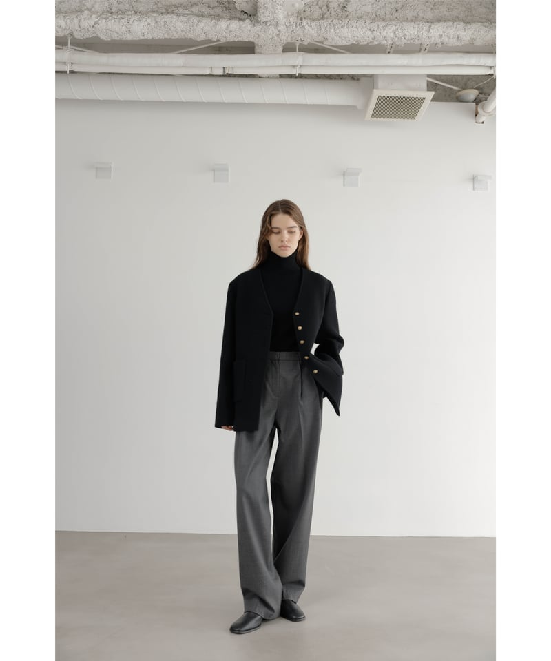 Wool&Cashmere Button Coat | Na.e