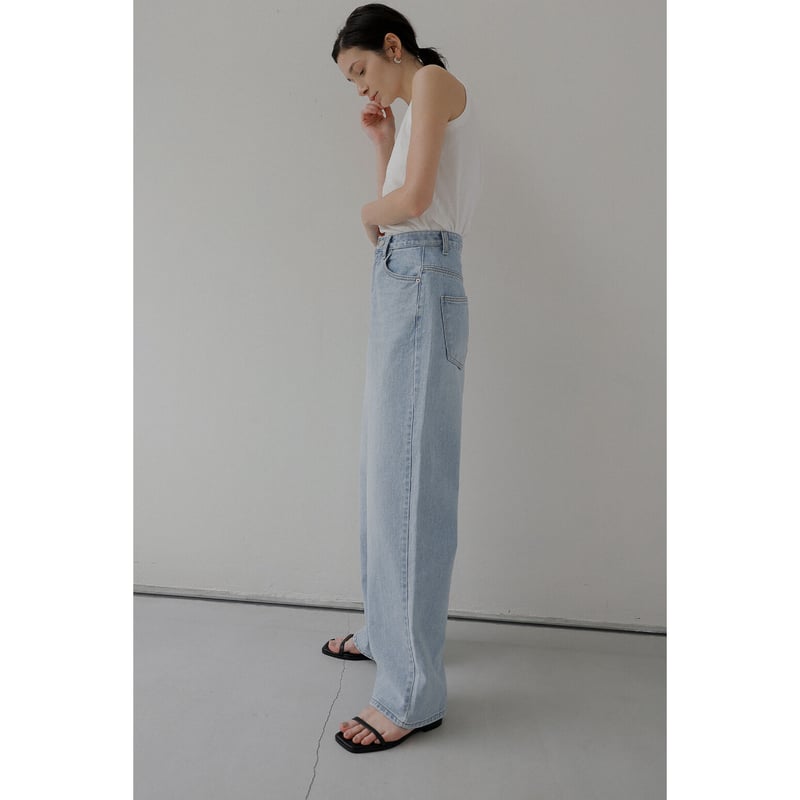 Wide Loose Jeans_Light Blue | Na.e