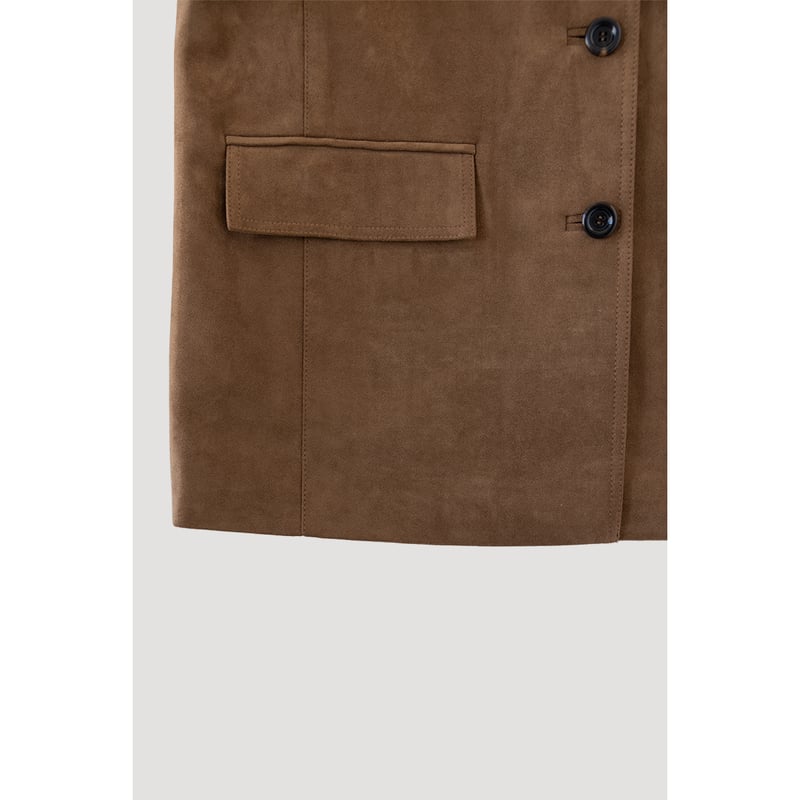 Suede Tailored Jacket | Na.e