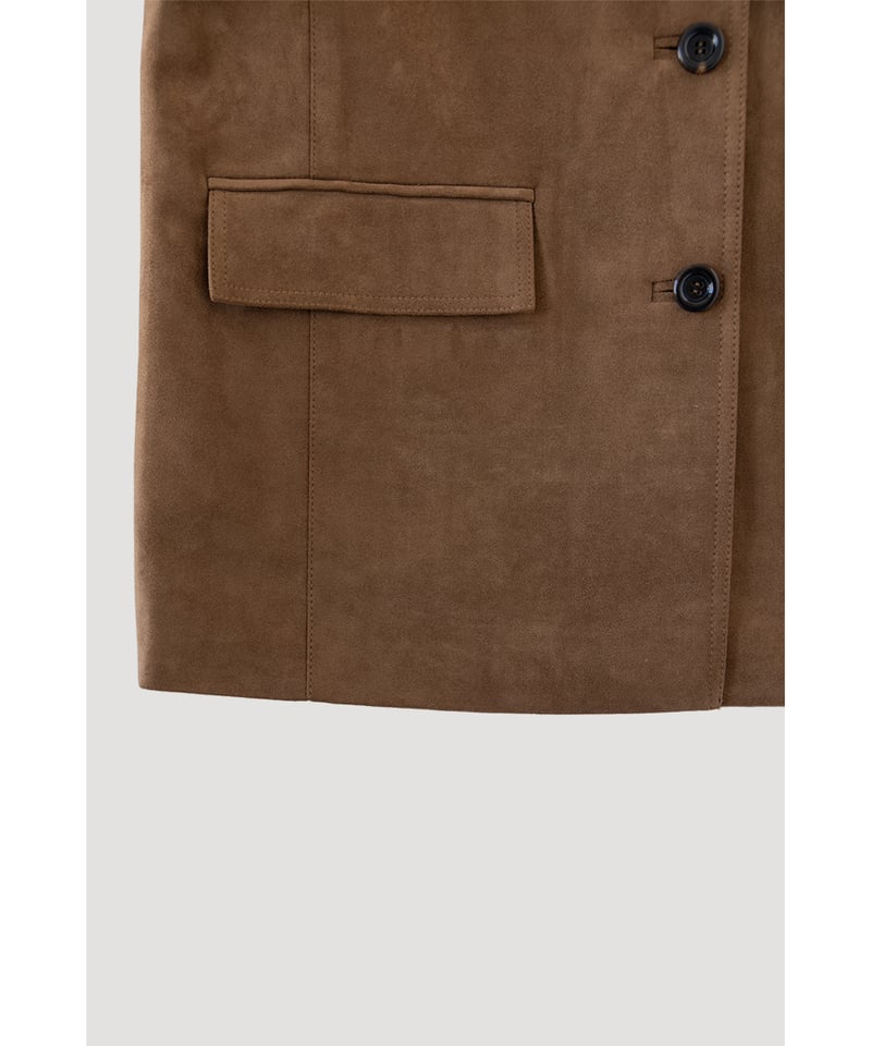 na.e ナエSuede Tailored Jacket Suede Tailored Jacket | Na.e