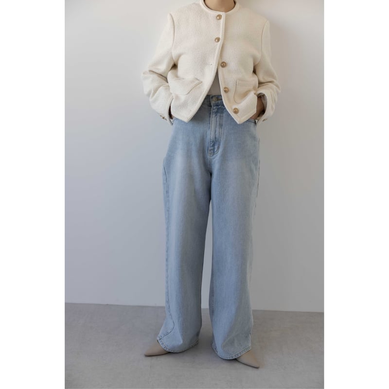 Wide Loose Jeans_Light Blue | Na.e