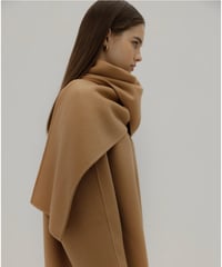 Wool&Silk&Cashmere Coat_Black | Na.e