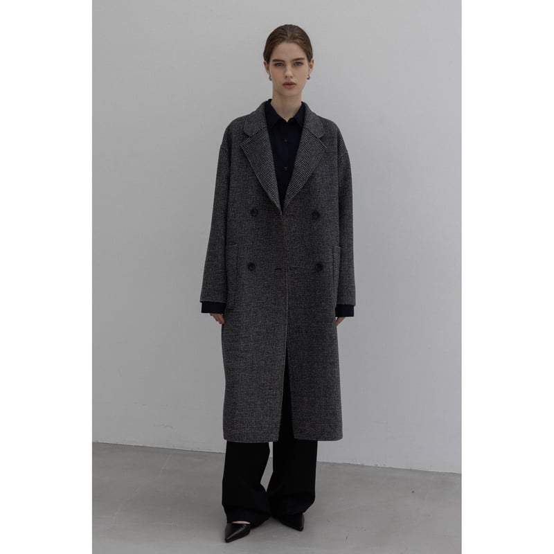 na.e リバーシブルウールコート na.e ナエReversible Wool Coat_Gray