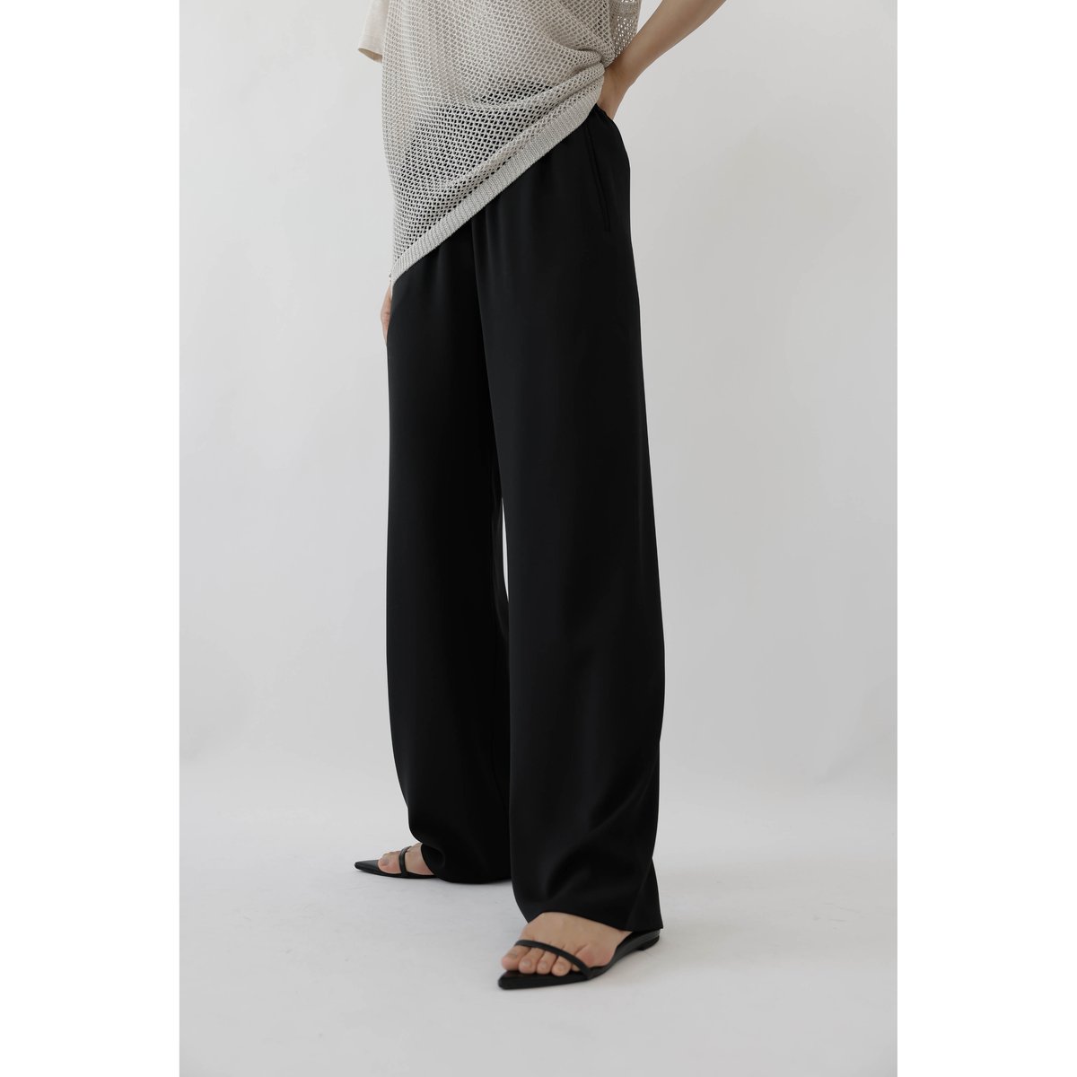 Smooth Pants_Black | Na.e