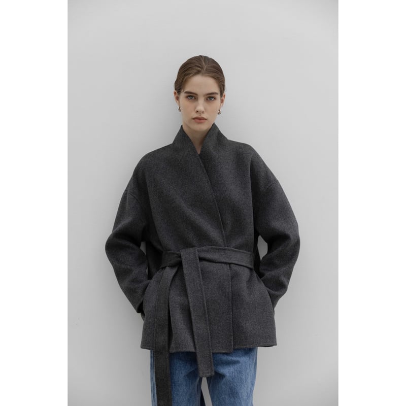 Allure Coat_Charcoal Gray | Na.e
