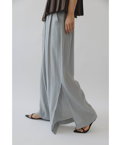 Wrinkle Slit Pants