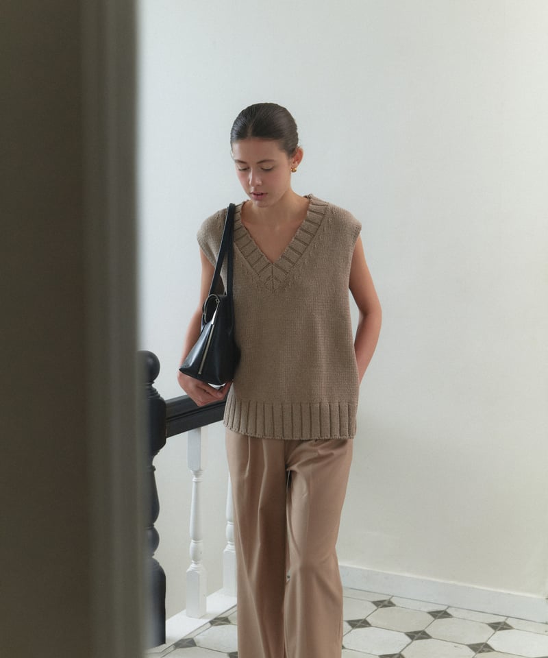 Chunky Knit Vest | Na.e