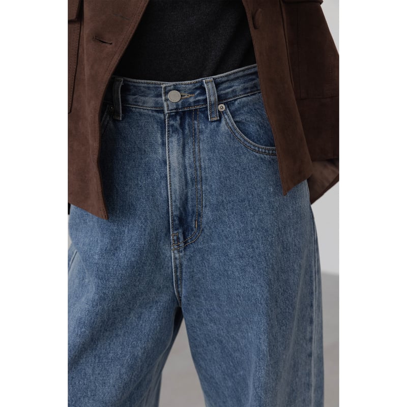 Wide Loose Jeans _Deep Blue | Na.e Wide Loose Jeans _Deep Blue | Na.e