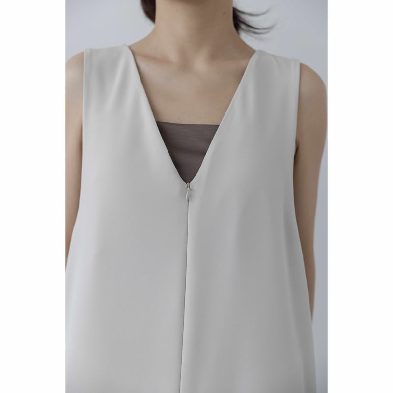 Nae ナエ Silky Camisole ホワイト＆ブラック S Nae ナエ Silky Camisole ホワイト＆ブラック S