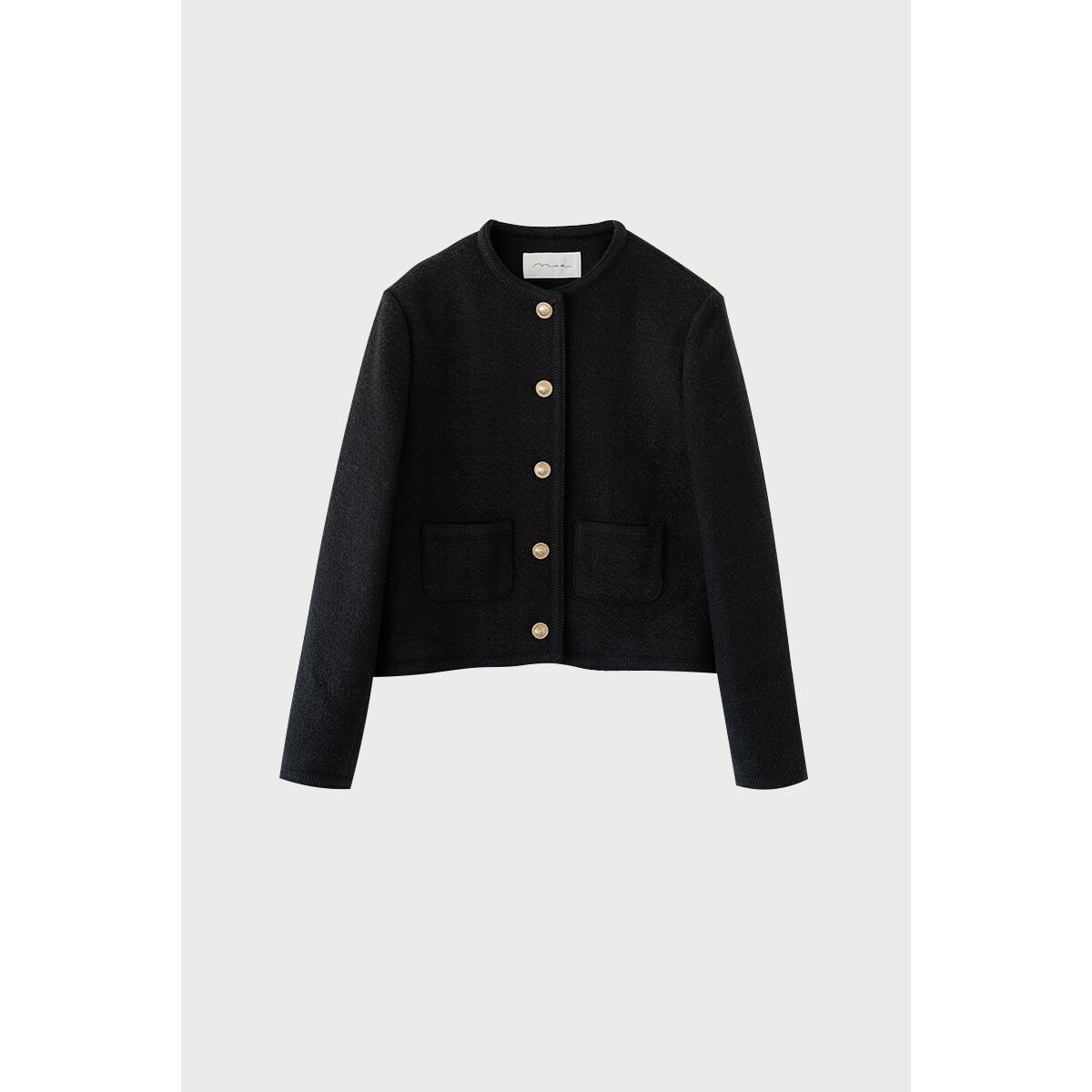 na.e The Tweed Jacket_black ツイードジャケット na.e THE TWEED JACKET ナエ ツイードジャケット
