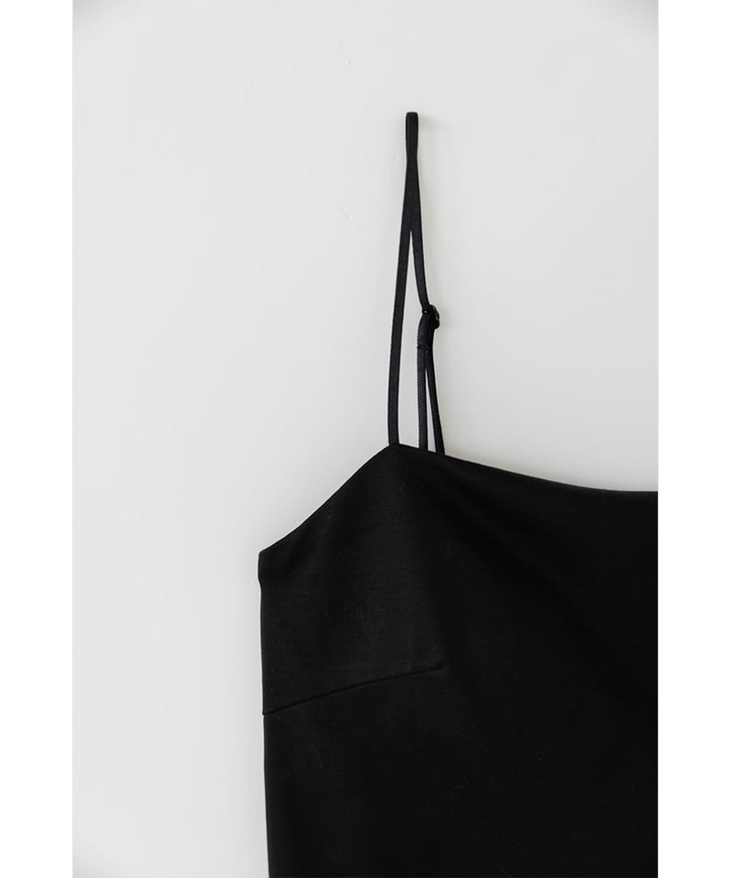 Nae ナエ Silky Camisole ホワイト＆ブラック S Silky Camisole | Na.e