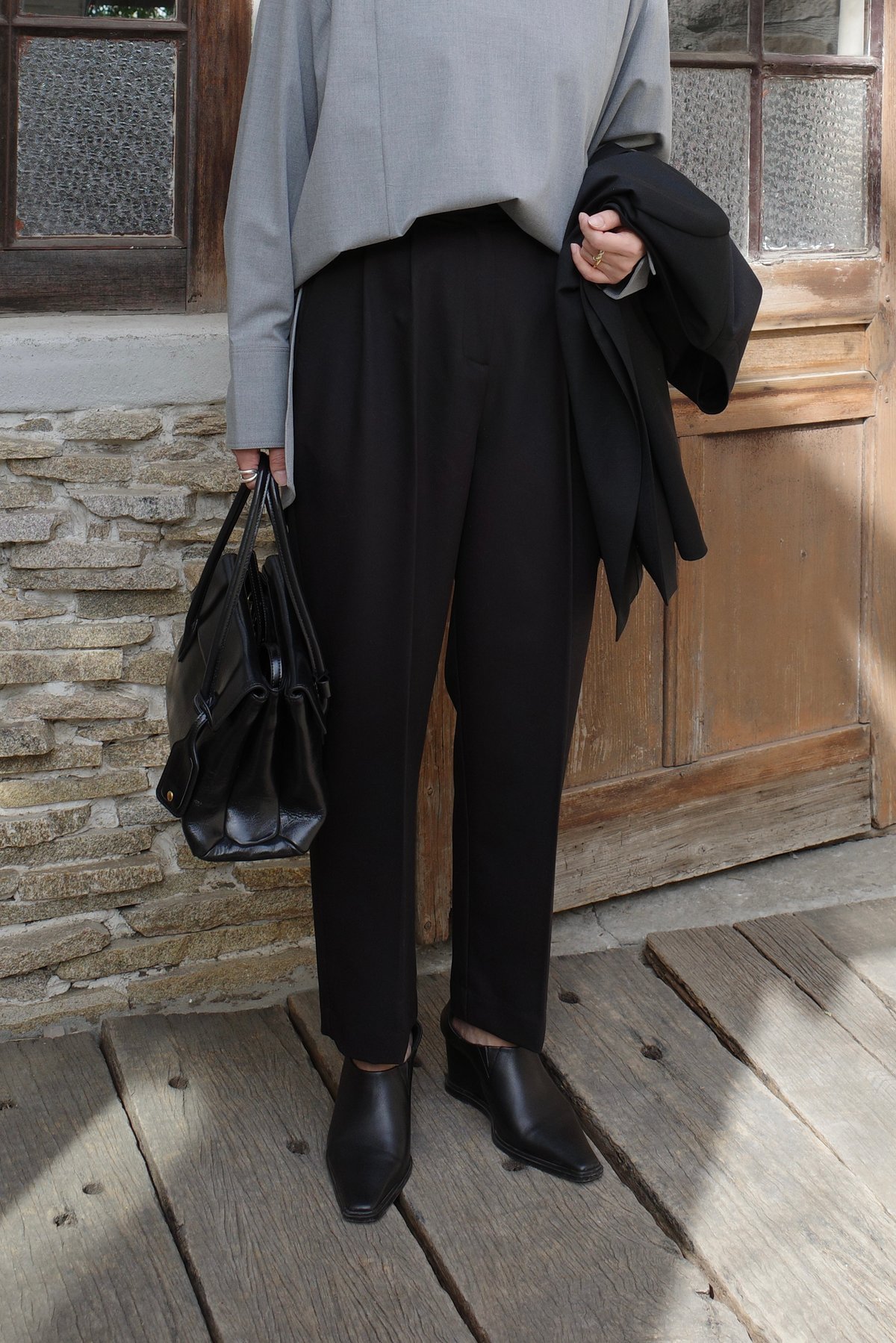 Front Tuck Slacks | Na.e