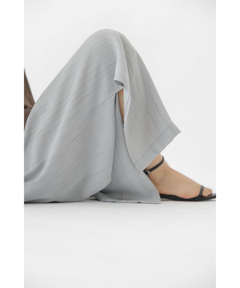 Wrinkle Slit Pants | Na.e