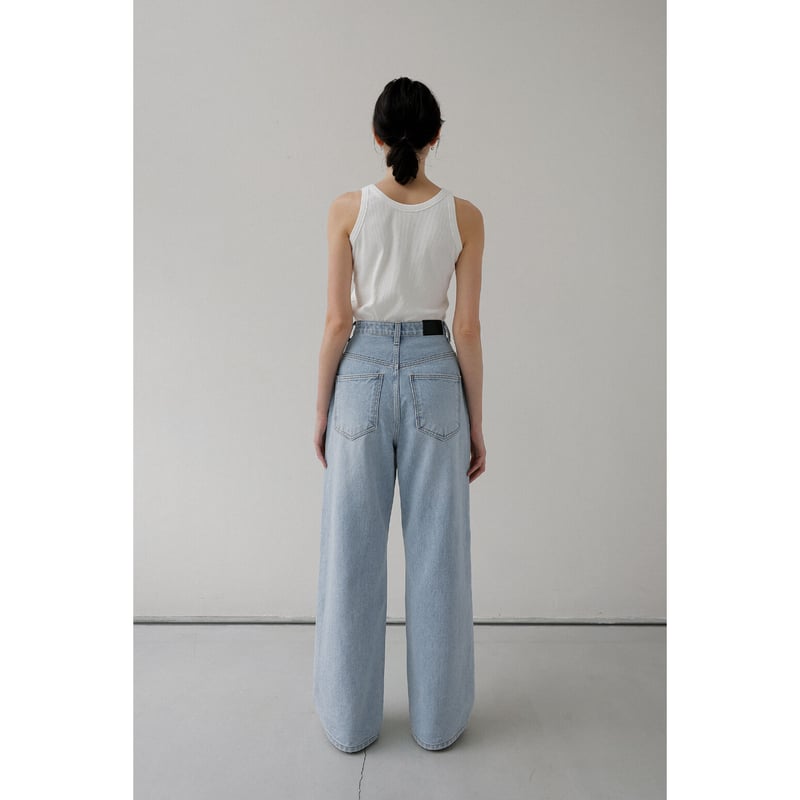 Wide Loose Jeans_Light Blue | Na.e