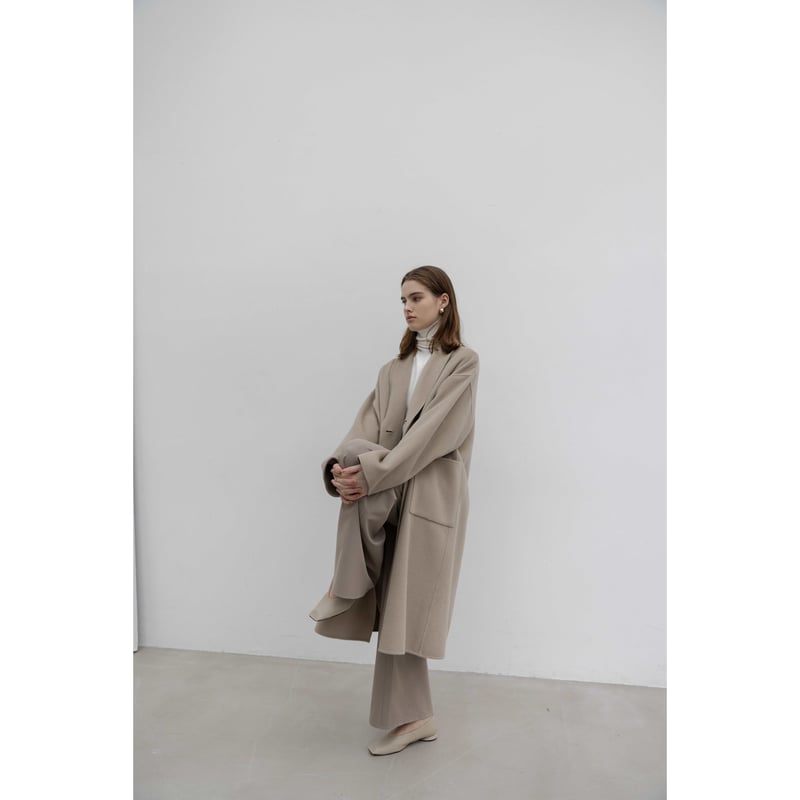 nae Wool&Cashmere Long Coat_Gray コート nae Wool&Cashmere Long Coat_Gray コート