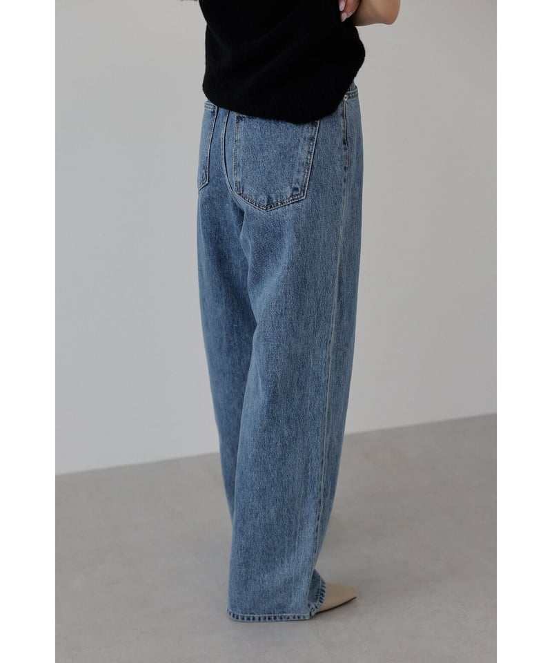 Wide Loose Jeans _Deep Blue | Na.e