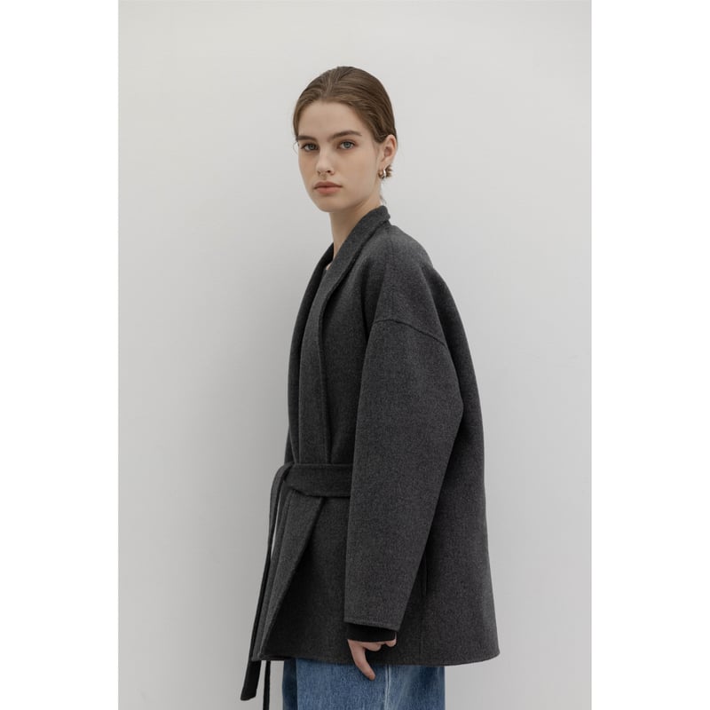 Allure Coat_Charcoal Gray | Na.e