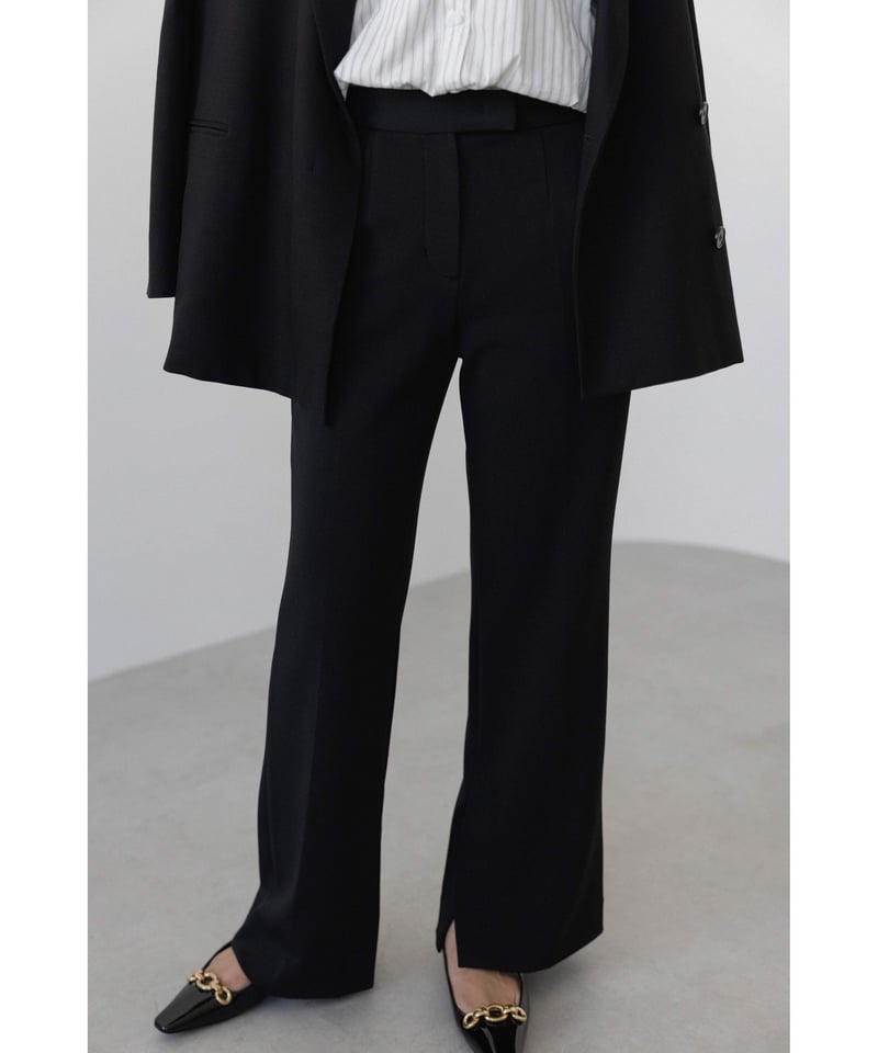 na.e Knit Slit Pants 通常丈 Strech Slit Pants | Na.e