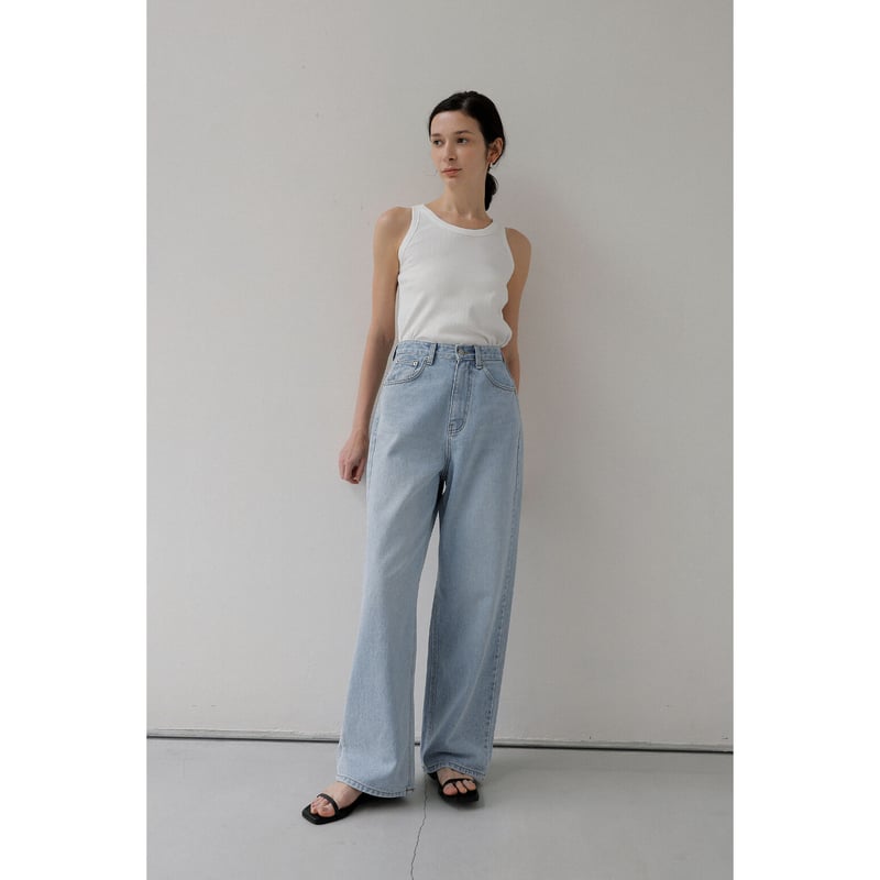 Wide Loose Jeans_Light Blue | Na.e