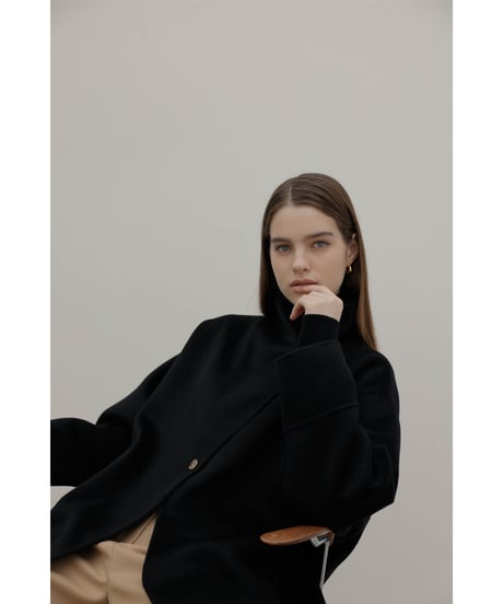 【PREMIUM LABEL】Cashmere Half Coat