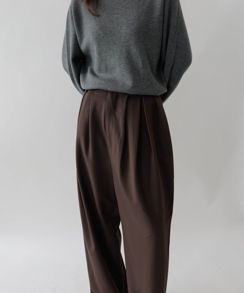Tuck Tapered Pants | Na.e