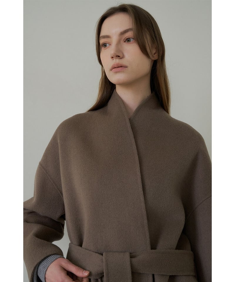 Allure Coat_Cocoa【¥35000→¥9500】 | Na.e