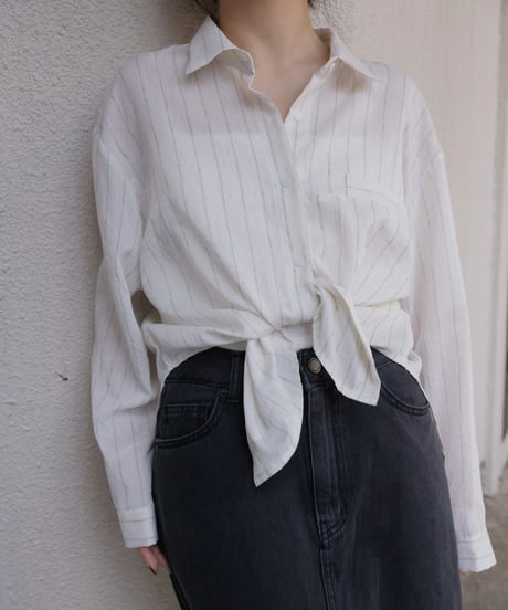 Linen Stripe Shirt