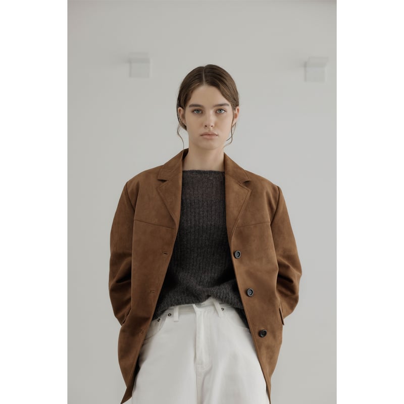 Suede Tailored Jacket | Na.e