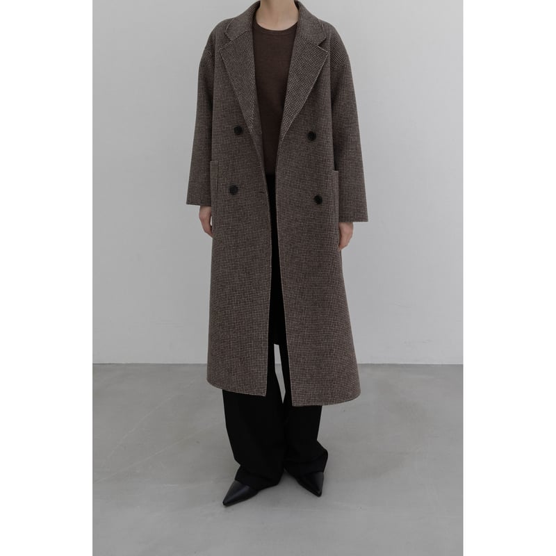 Reversible Wool Coat_Brown | Na.e