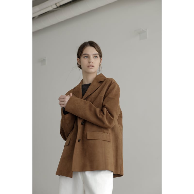 Suede Tailored Jacket | Na.e