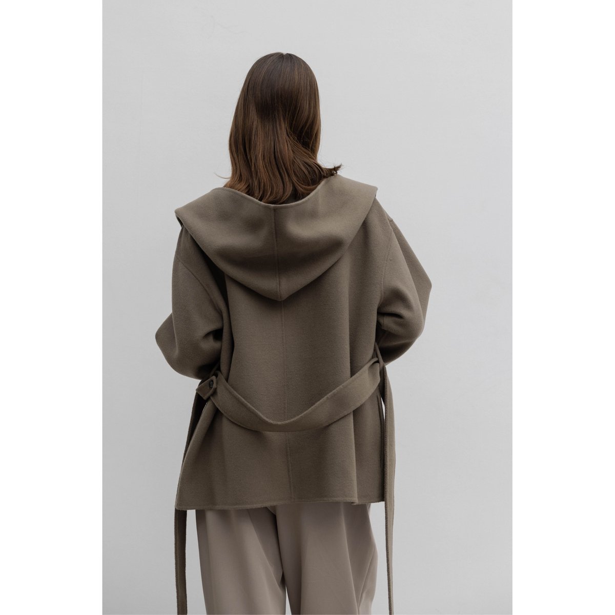 na.e Cashmere Half Coat