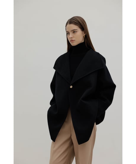 【PREMIUM LABEL】Cashmere Half Coat