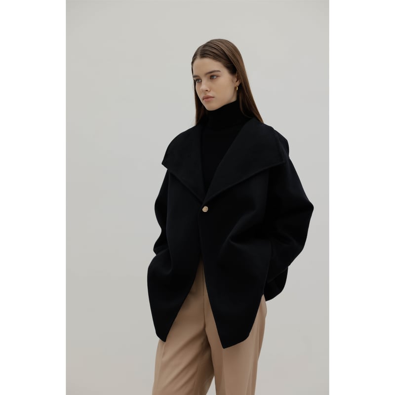 na.e Cashmere Half Coat